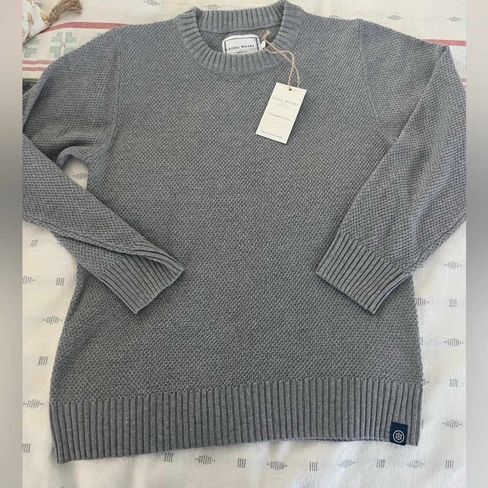 Long wharf men’s fisherman sweater NWT - Large